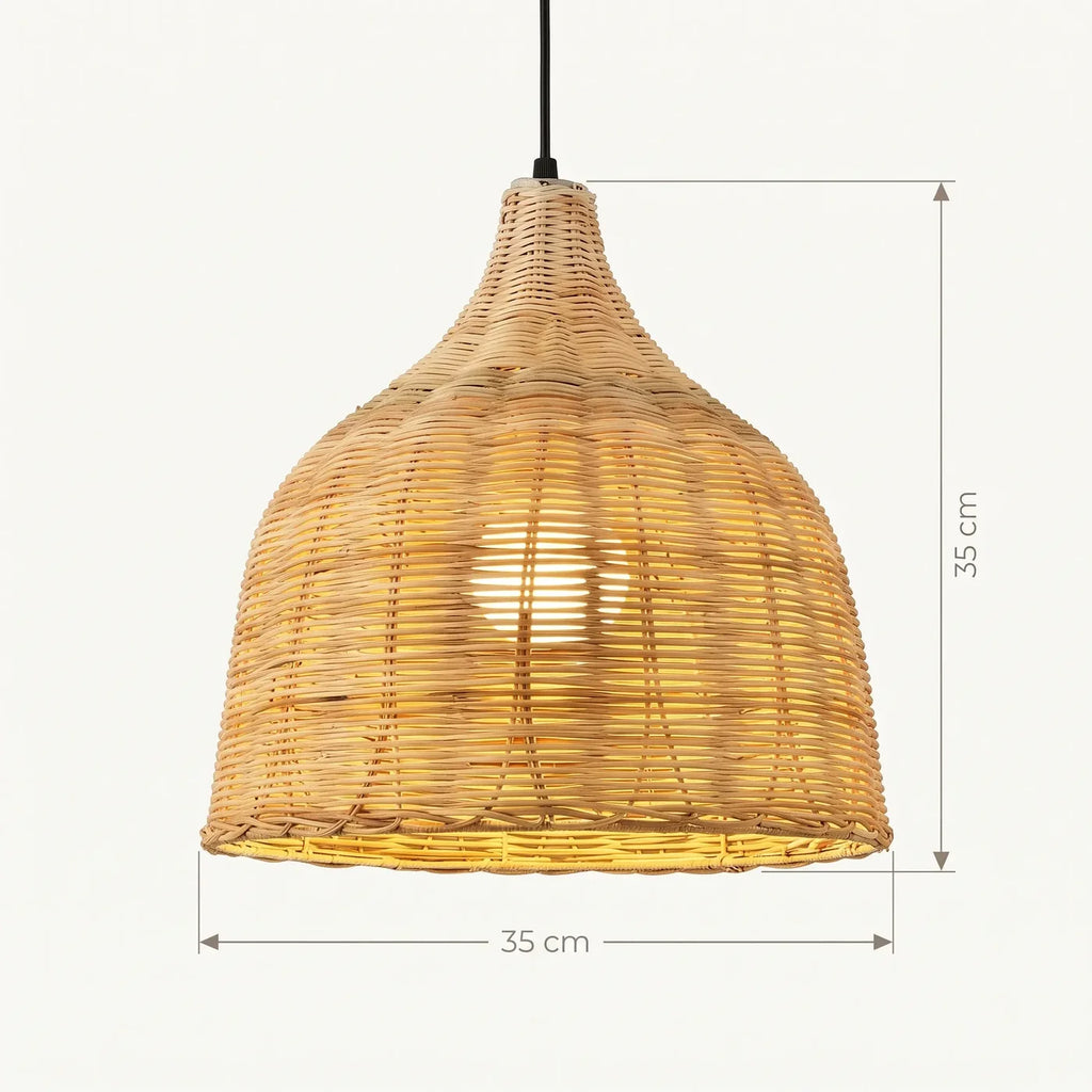 Schéma coté de Réaumur en Ø 35 cm, 35 cm de hauteur d'abat-jour
